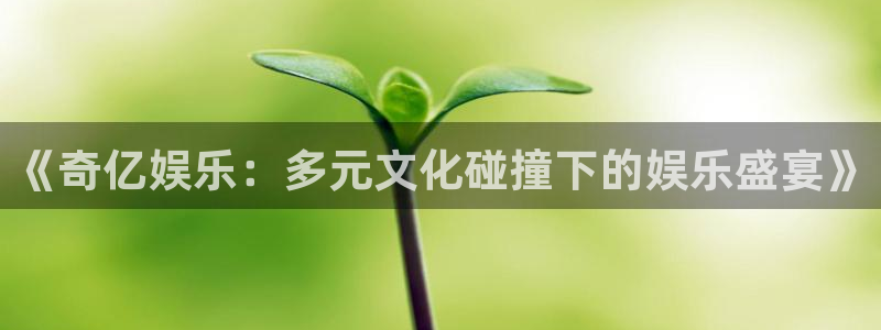 辉达娱乐是什么平台：《奇亿娱乐：多元文化碰撞下的娱乐盛宴》
