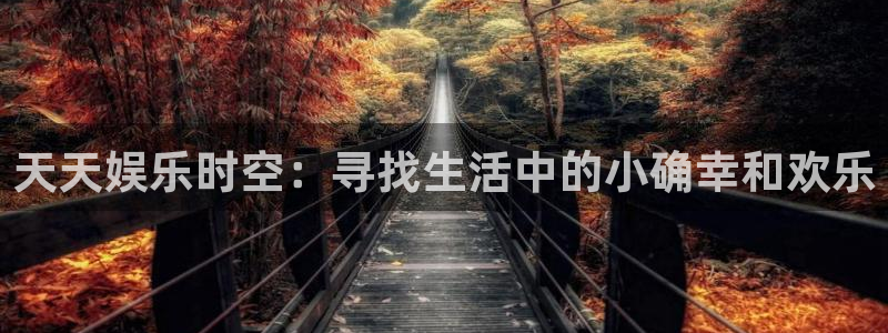 辉达娱乐体育凯捷平台注册：天天娱乐时空：寻找生活中的小确幸和欢乐