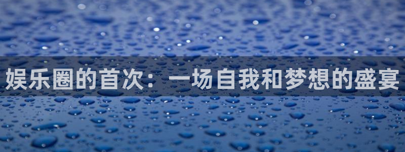 辉达娱乐4代理：娱乐圈的首次：一场自我和梦想的盛宴
